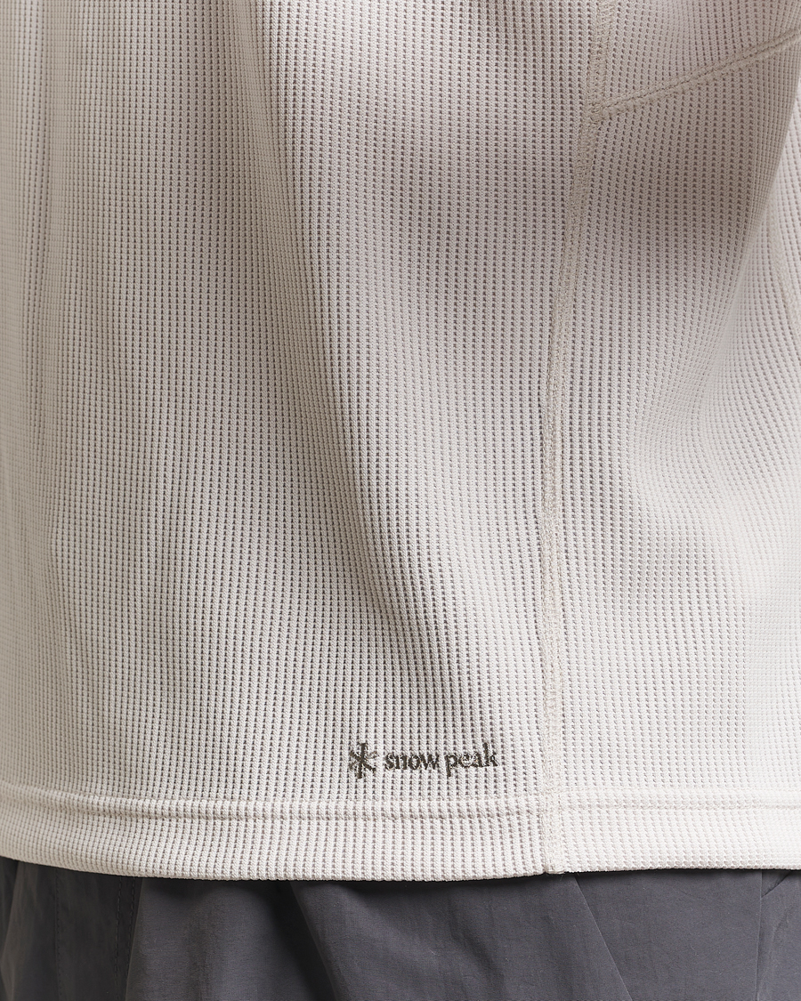 Hombres | Camisetas | Snow Peak | Dry Thermal Long Sleeve T-Shirt Off White