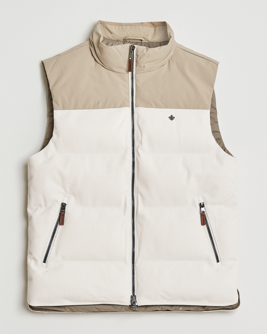 Hombres | Chalecos | Morris | Catton Puffer Vest Off White