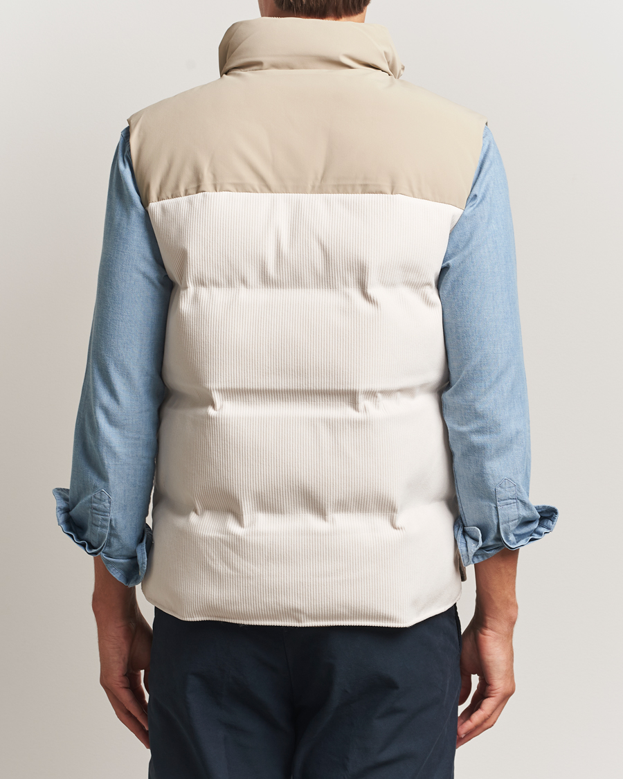 Hombres | Chalecos | Morris | Catton Puffer Vest Off White