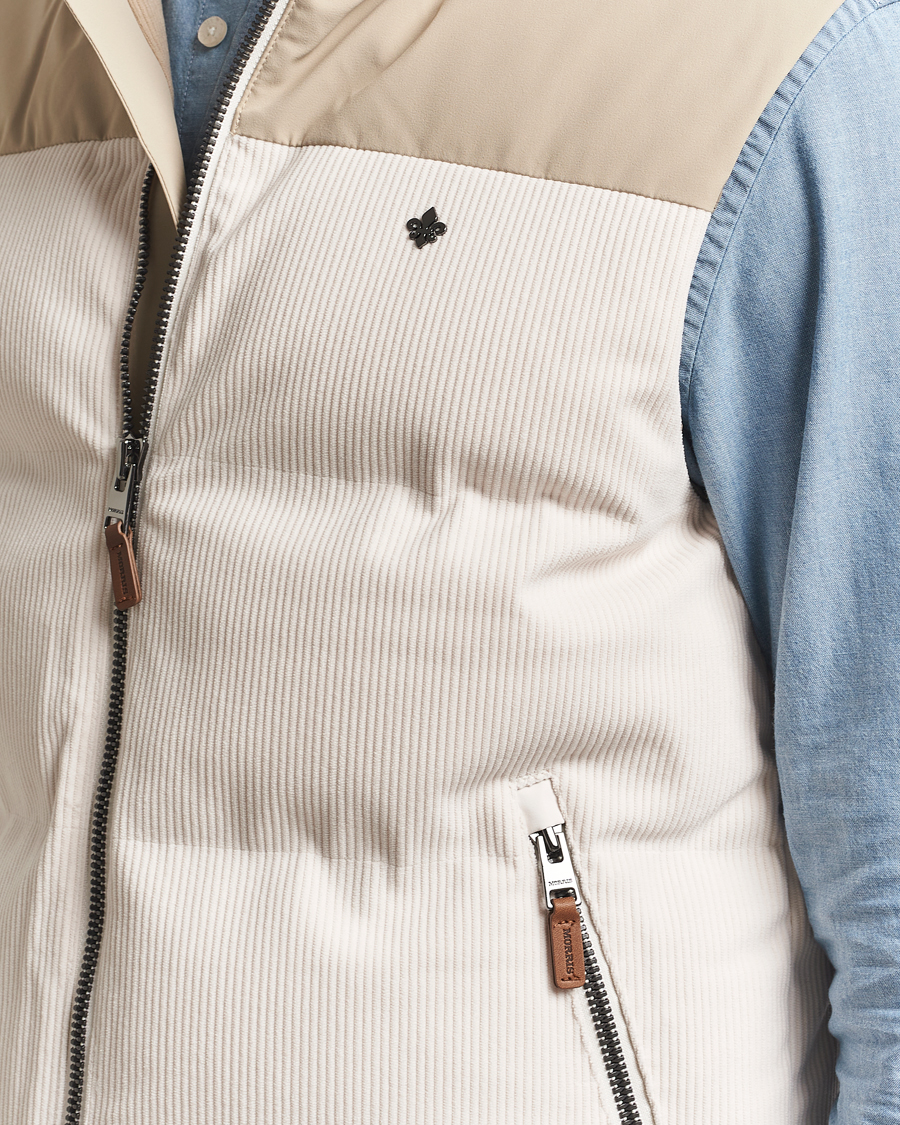 Hombres | Chalecos | Morris | Catton Puffer Vest Off White