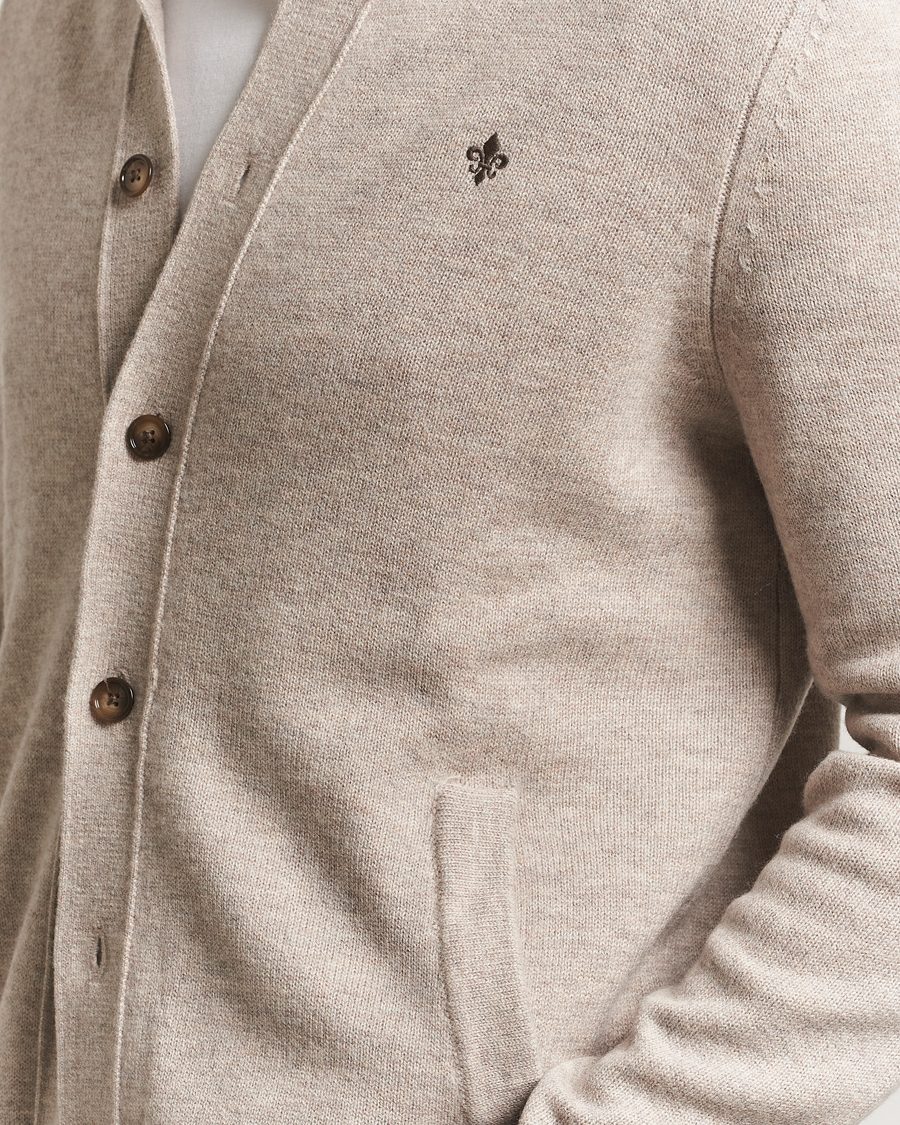 Hombres | Jerséis y prendas de punto | Morris | Hertford Button Cardigan Khaki