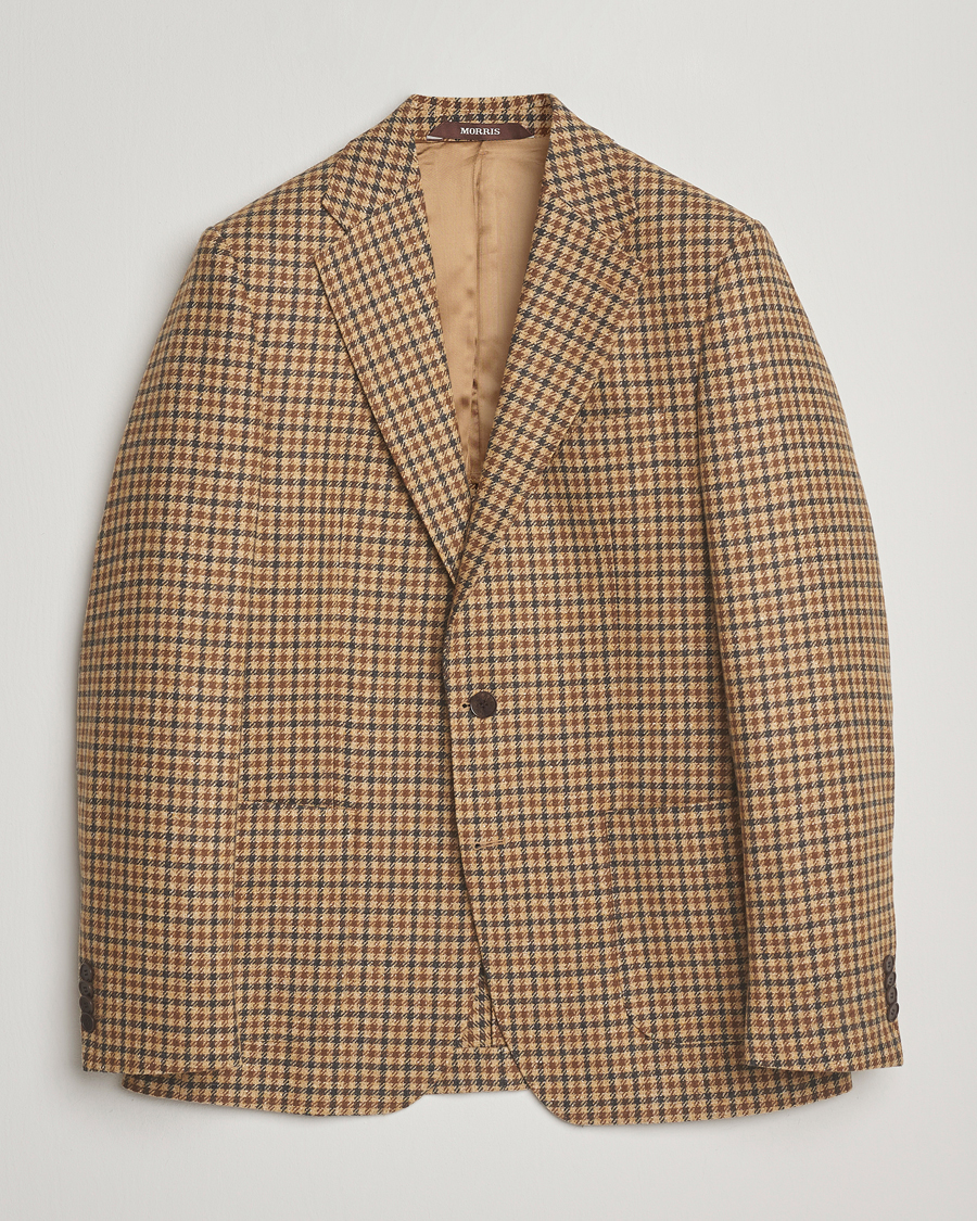 Hombres | Blazers | Morris | Wool Sport Check Jacket Brown
