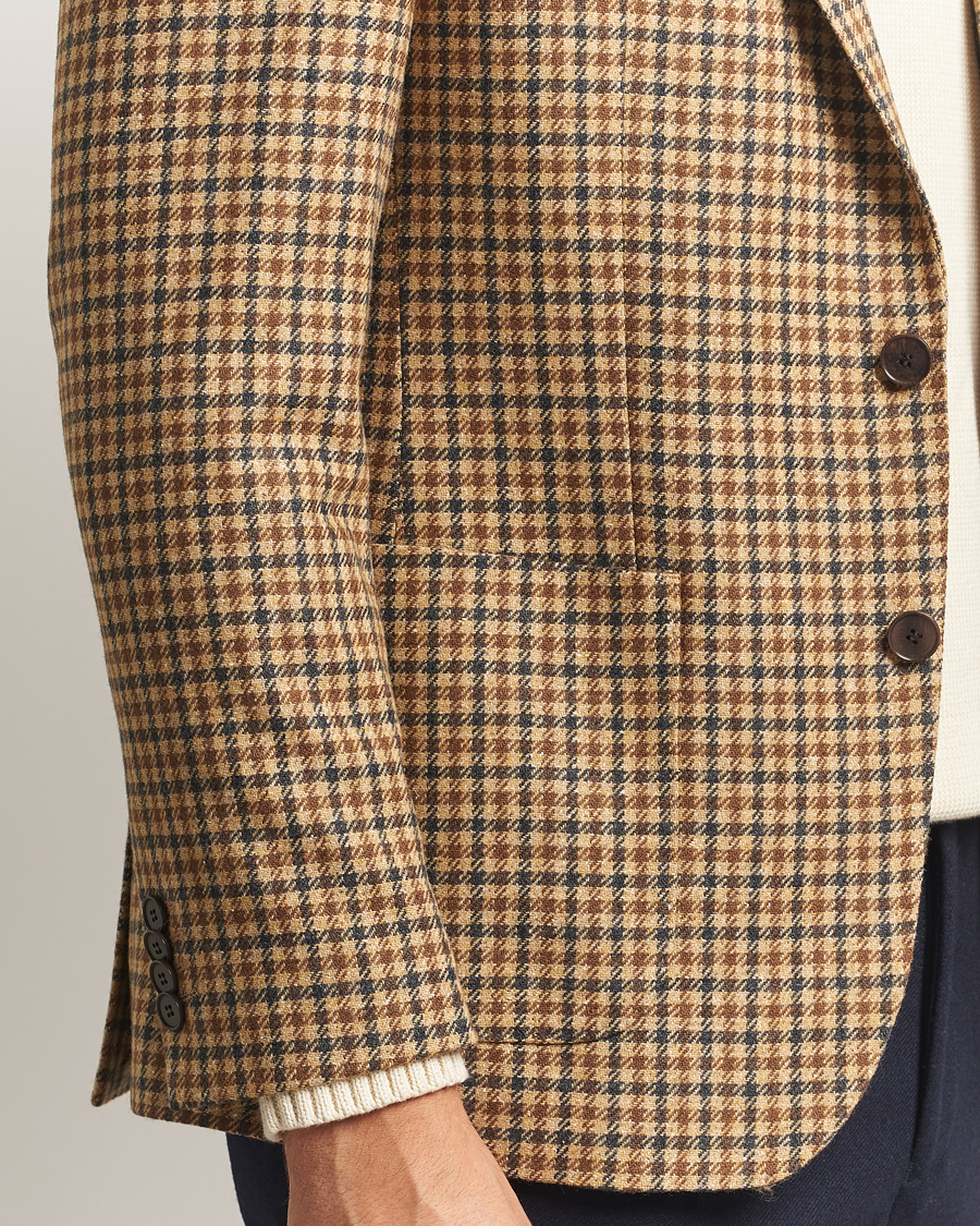 Hombres | Blazers | Morris | Wool Sport Check Jacket Brown