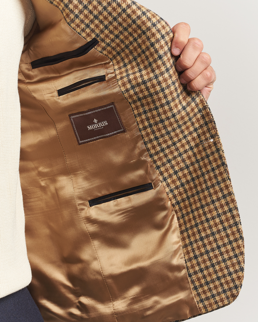 Hombres | Blazers | Morris | Wool Sport Check Jacket Brown