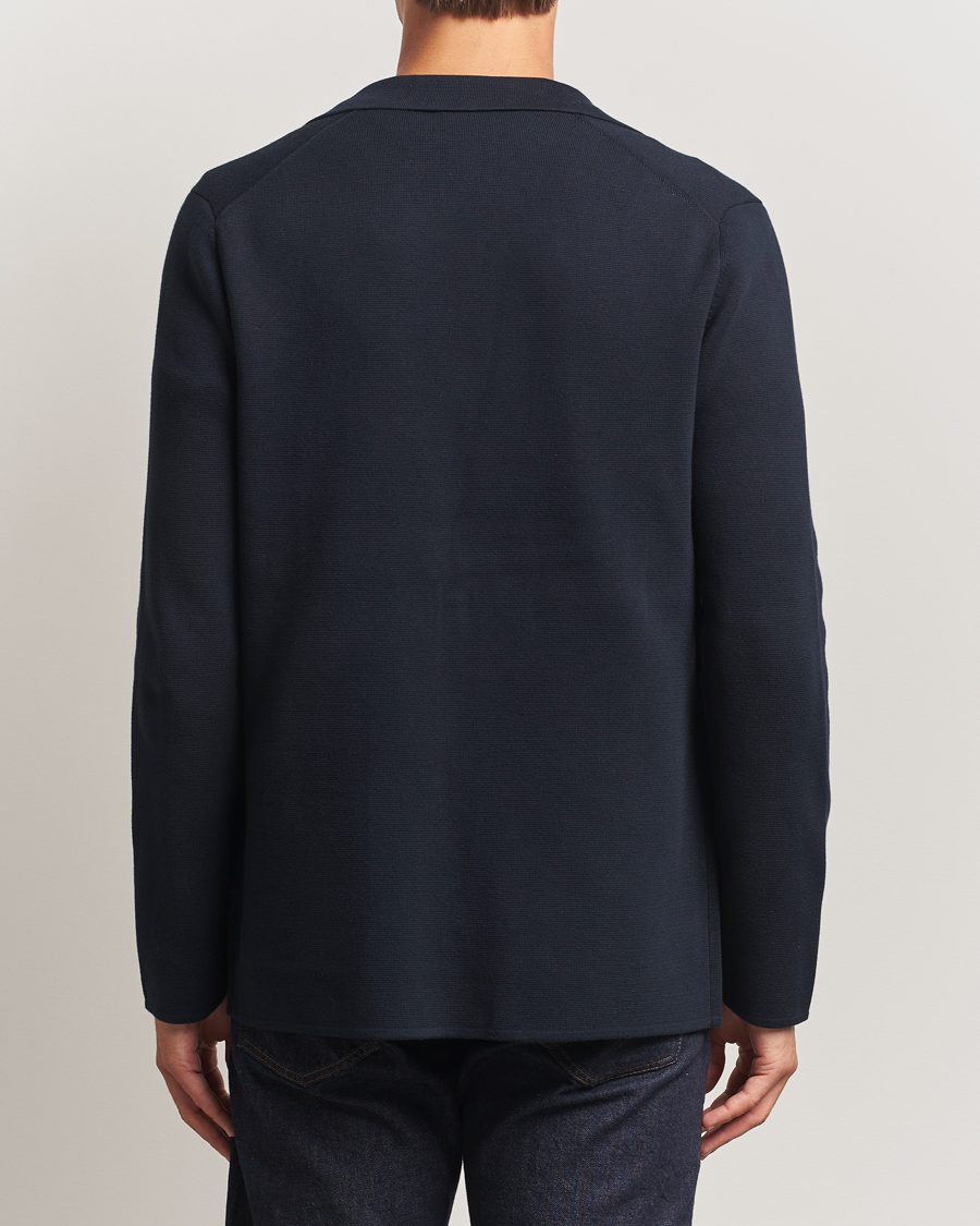 Hombres | Blazers | Morris | Jake Knitted Blazer Old Blue