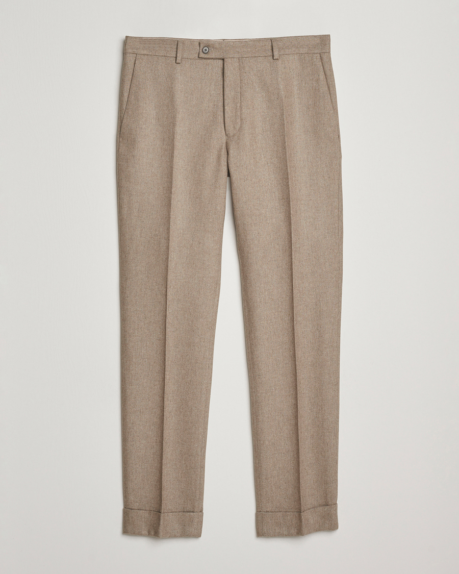 Hombres | Pantalones | Morris | Jack Flannel Trousers Khaki