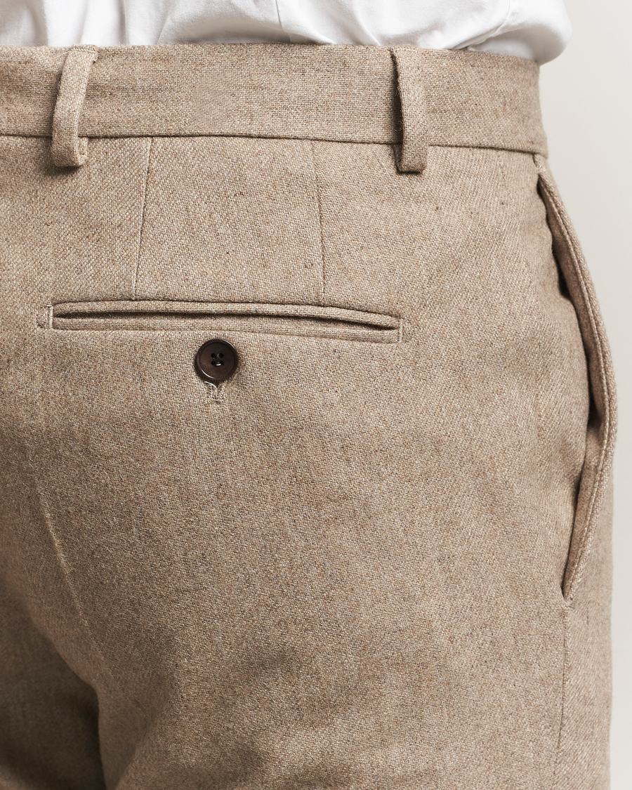 Hombres | Pantalones | Morris | Jack Flannel Trousers Khaki