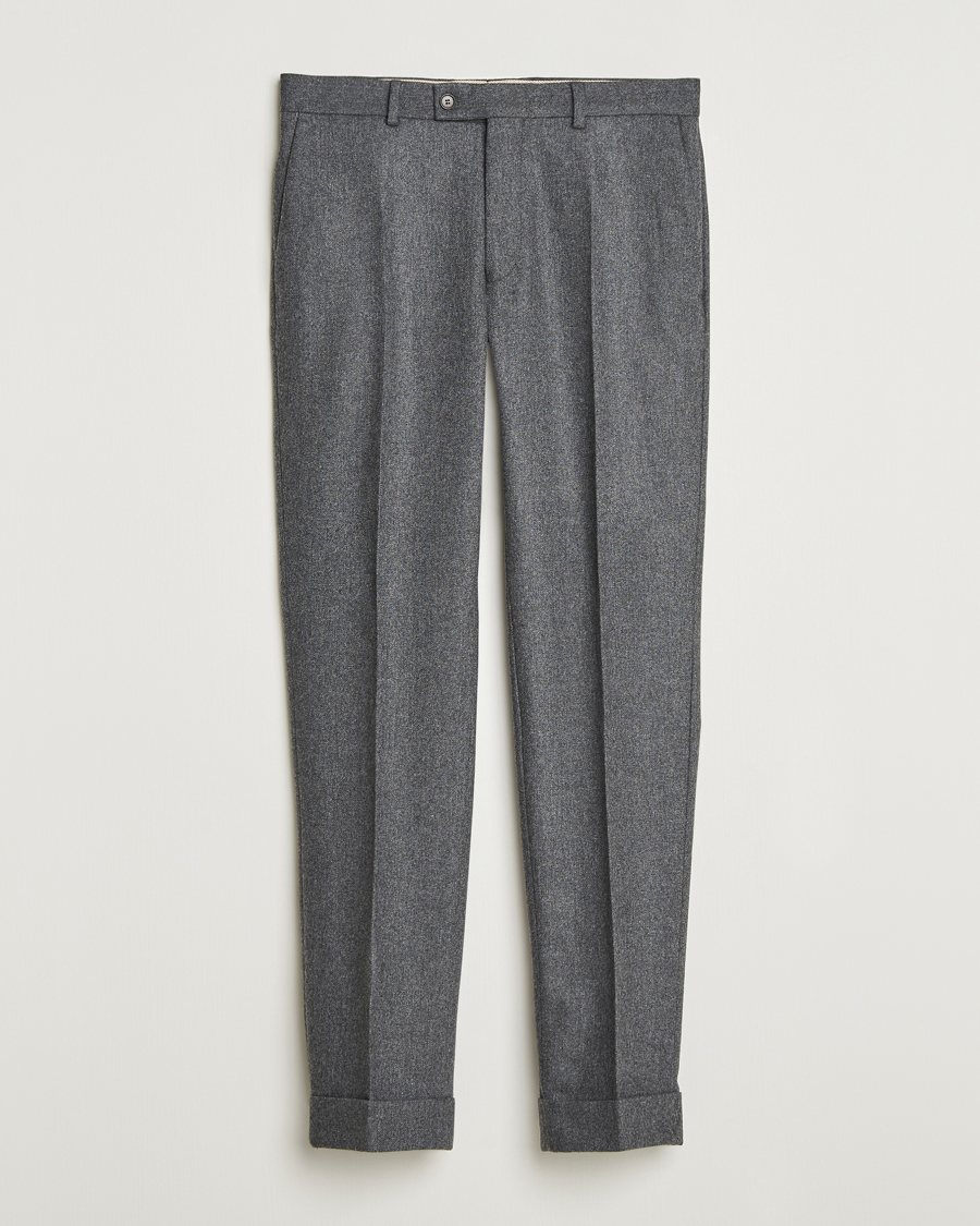 Hombres | Pantalones | Morris | Jack Flannel Trousers Grey
