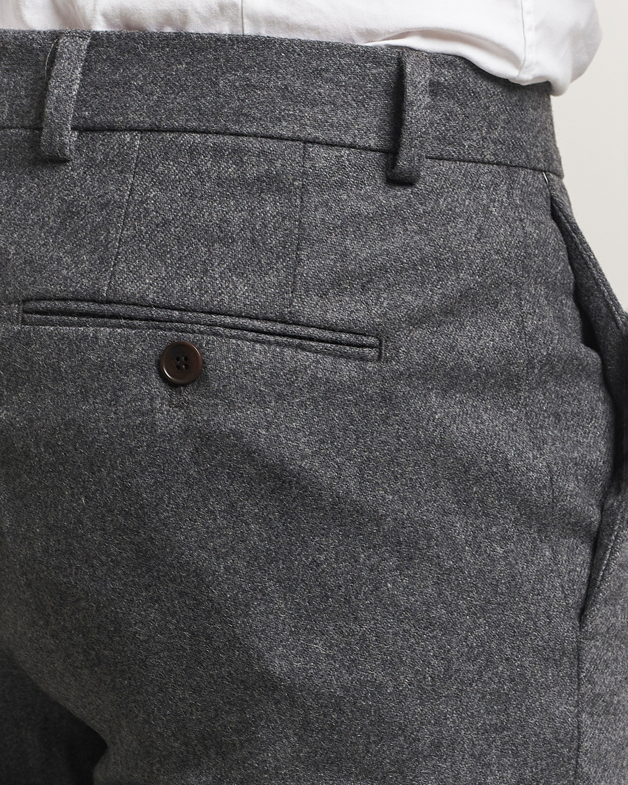Hombres | Pantalones | Morris | Jack Flannel Trousers Grey