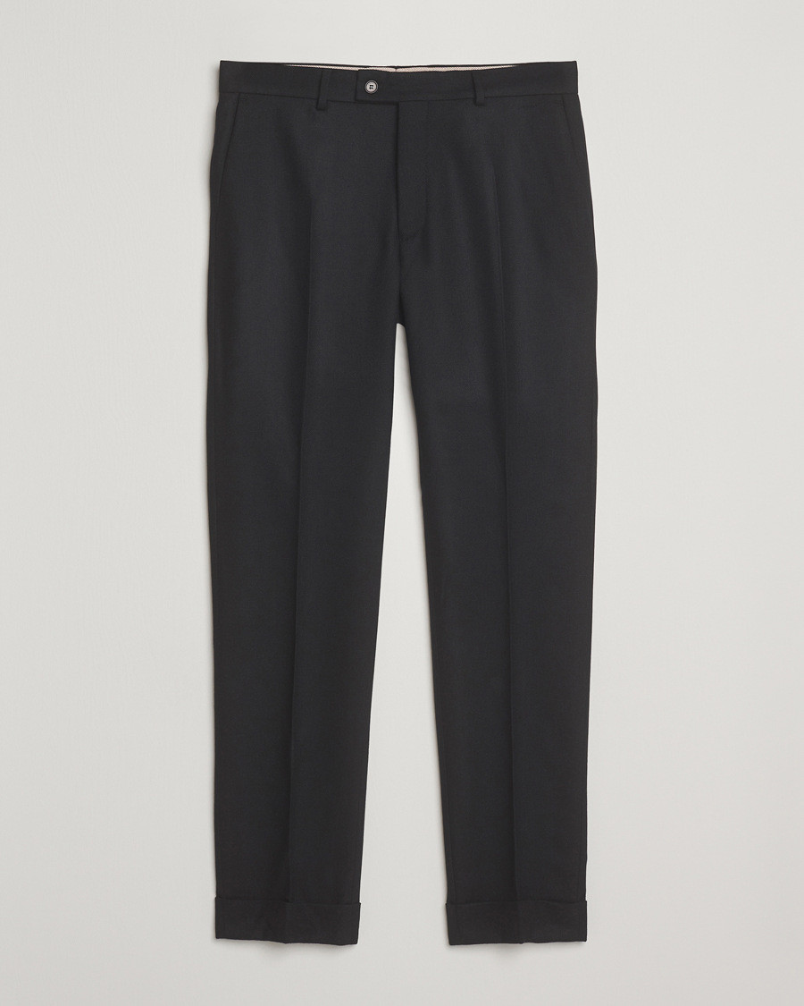 Hombres | Pantalones | Morris | Jack Flannel Trousers Black