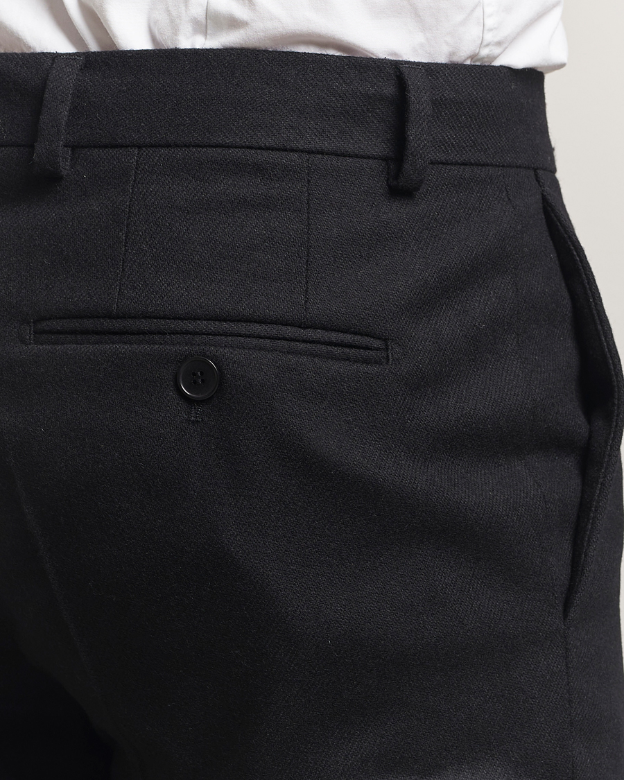 Hombres | Pantalones | Morris | Jack Flannel Trousers Black