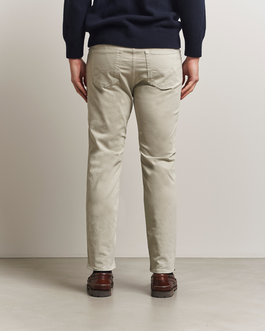 Hombres | Pantalones | Morris | James Brushed 5-Pocket Pants Khaki