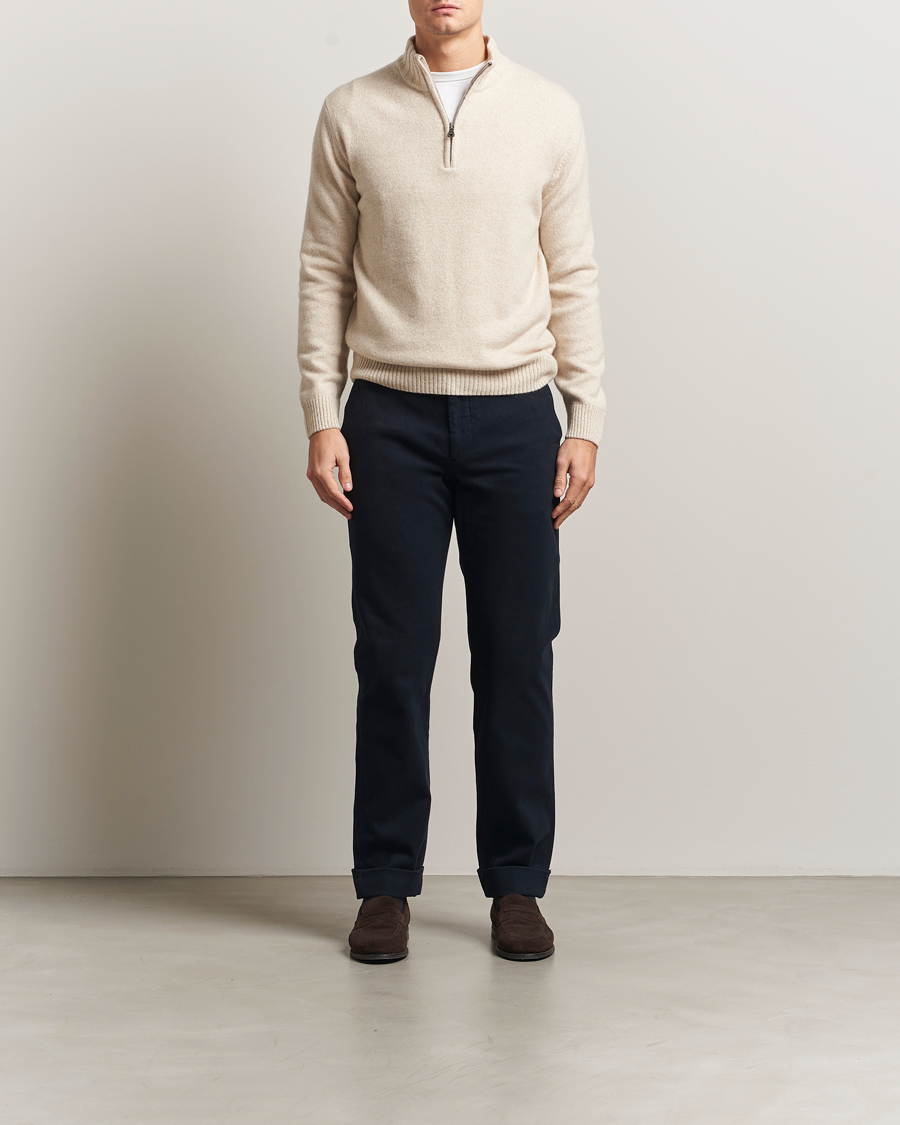 Hombres | Pantalones | Morris | Jack Soft Twill Trousers Blue