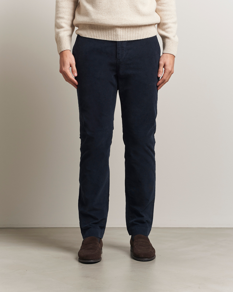Hombres | Pantalones | Morris | Jeffrey Cord Chinos Navy