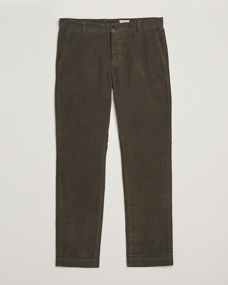 Hombres | Pantalones | Morris | Jeffrey Cord Chinos Olive