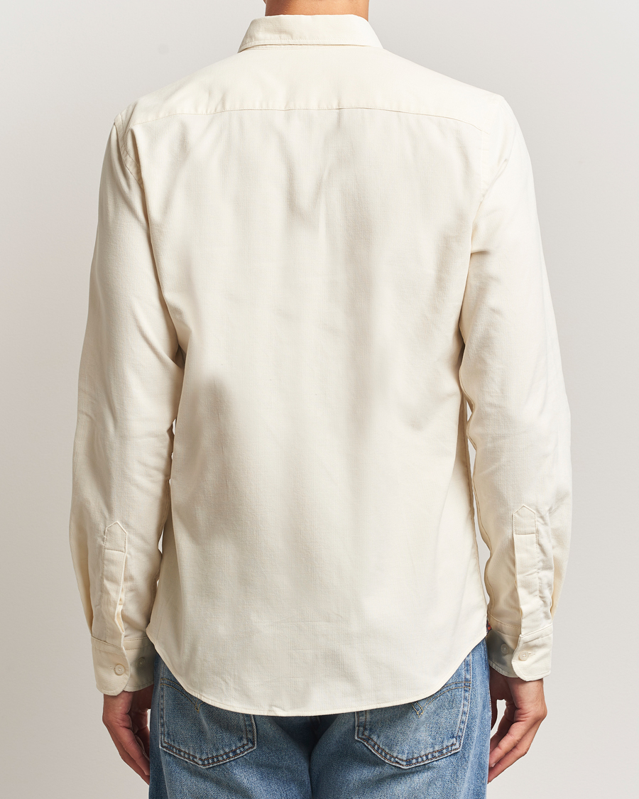 Hombres | Camisas | Morris | Douglas Corduroy Shirt Off White