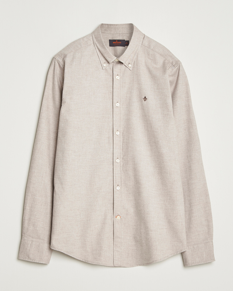 Hombres | Camisas | Morris | Watts Flannel Shirt Khaki
