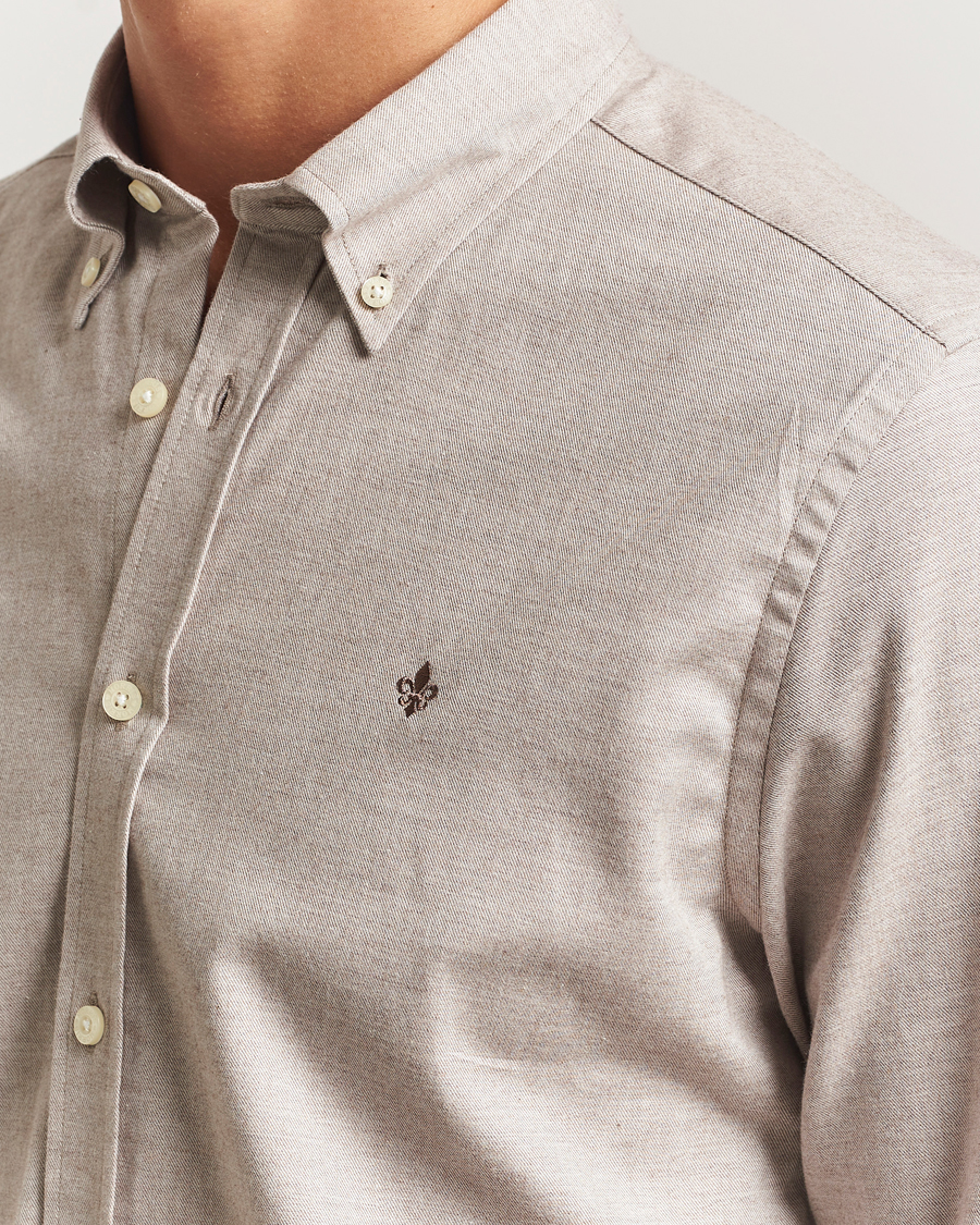 Hombres | Camisas | Morris | Watts Flannel Shirt Khaki