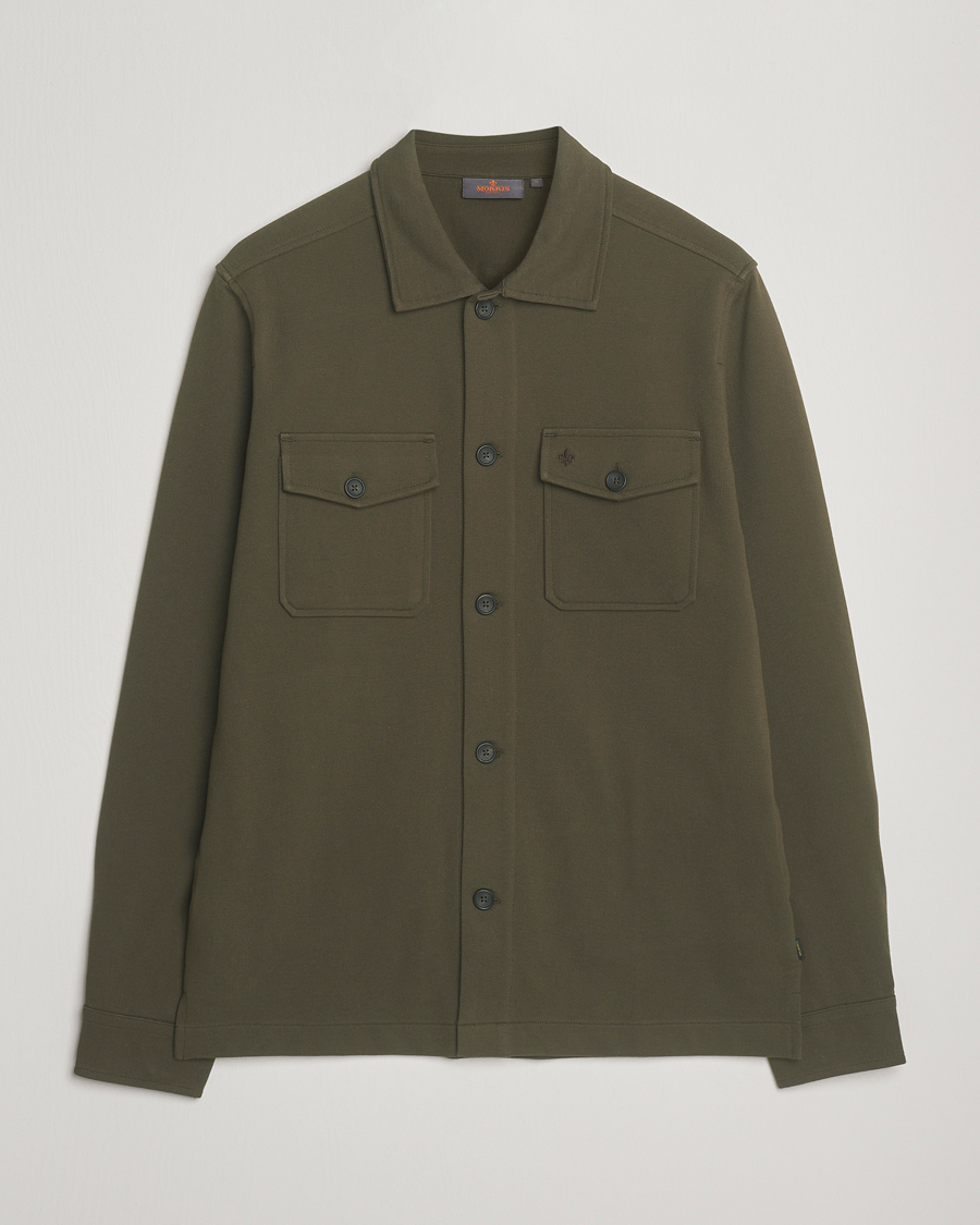 Hombres | Camisas | Morris | Andrew Jersey Overshirt Brown