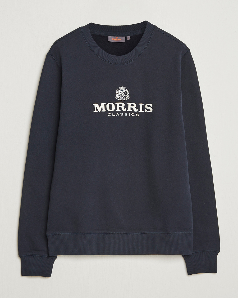 Hombres | Jerséis y prendas de punto | Morris | Brian Sweatshirt Old Blue