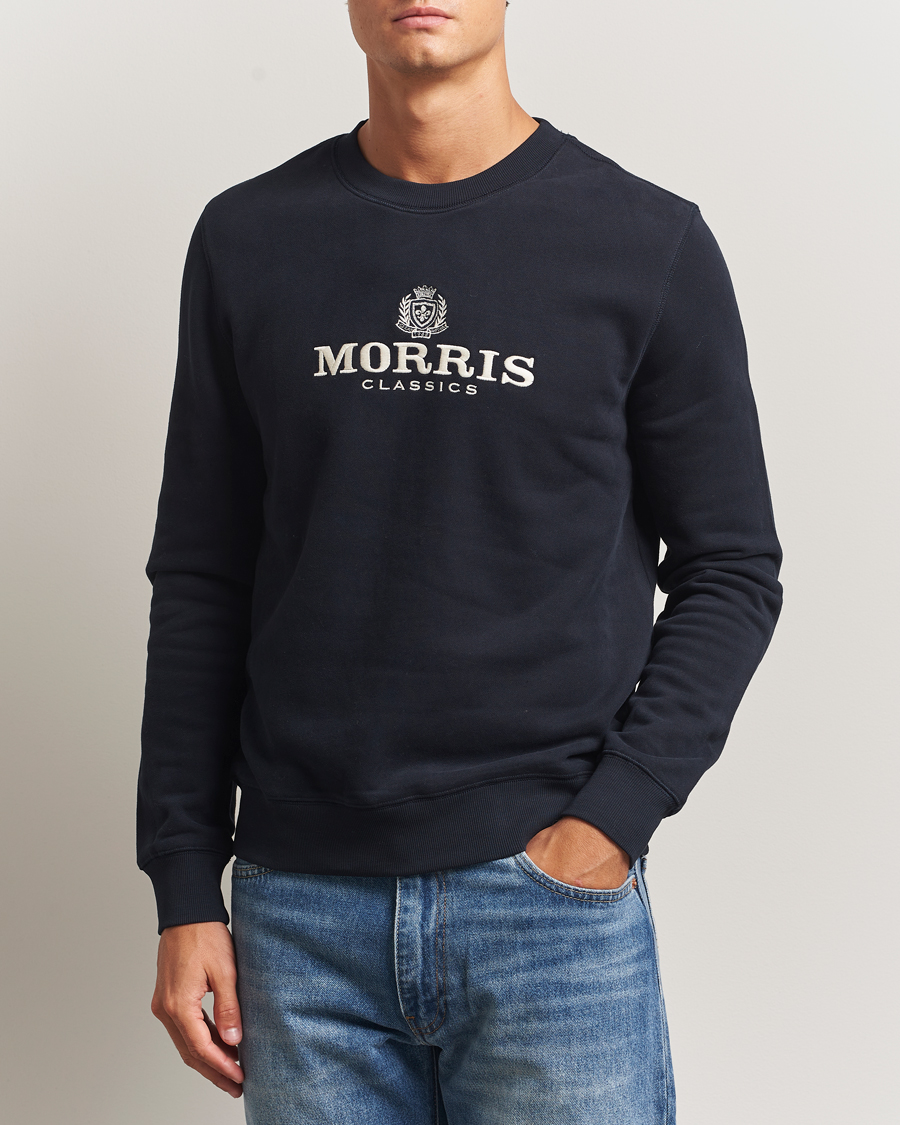 Hombres | Jerséis y prendas de punto | Morris | Brian Sweatshirt Old Blue