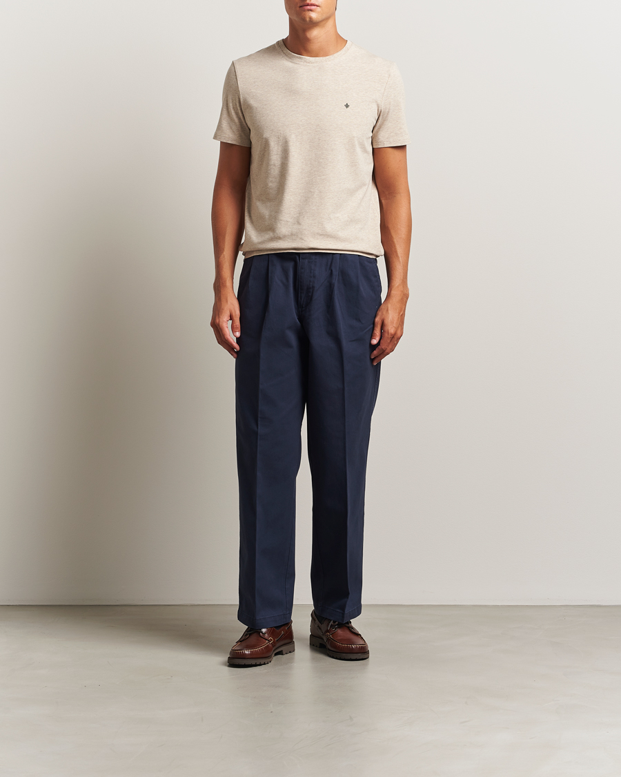 Hombres | Camisetas | Morris | James Crew Neck T-Shirt Khaki