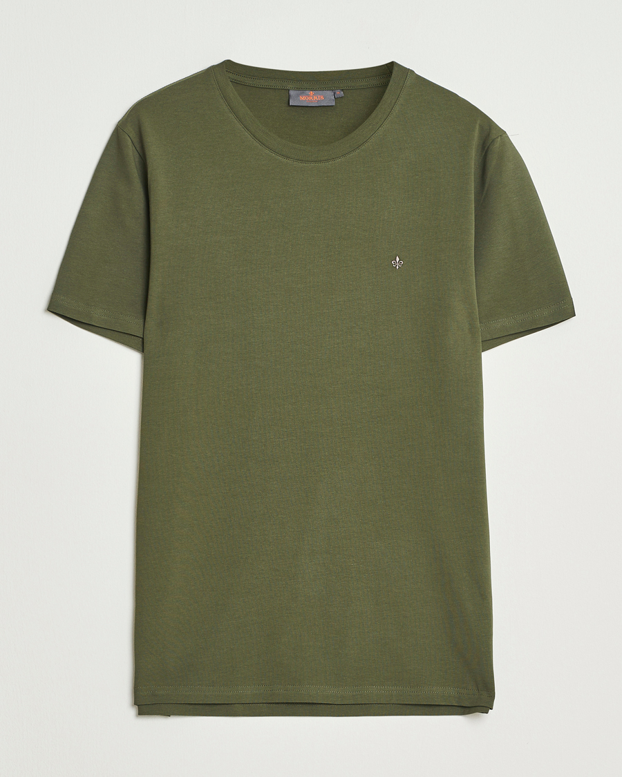 Hombres | Camisetas | Morris | James Crew Neck T-Shirt Olive