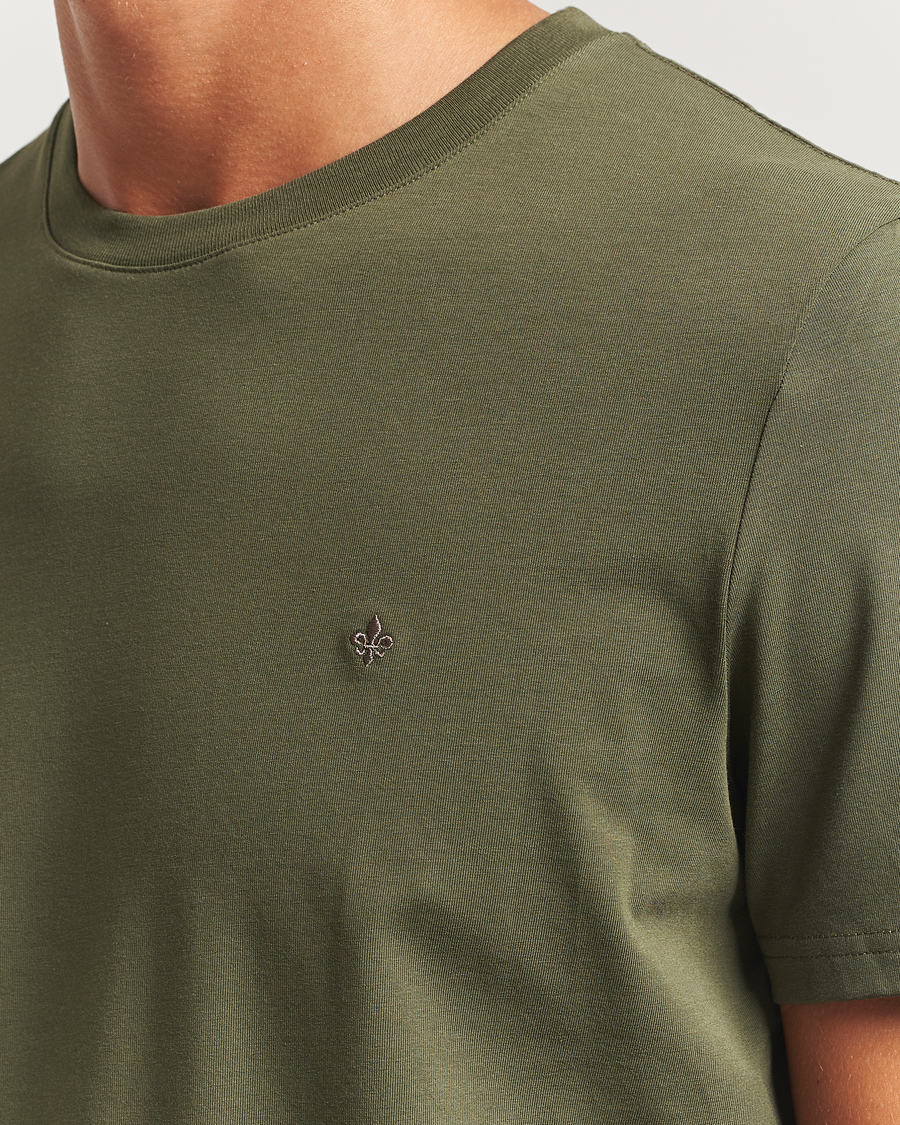 Hombres | Camisetas | Morris | James Crew Neck T-Shirt Olive