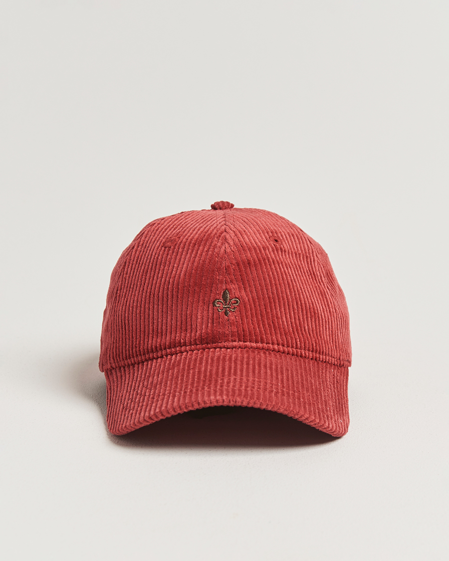 Hombres | Morris Lily Corduroy Cap Red | Morris | Lily Corduroy Cap Red