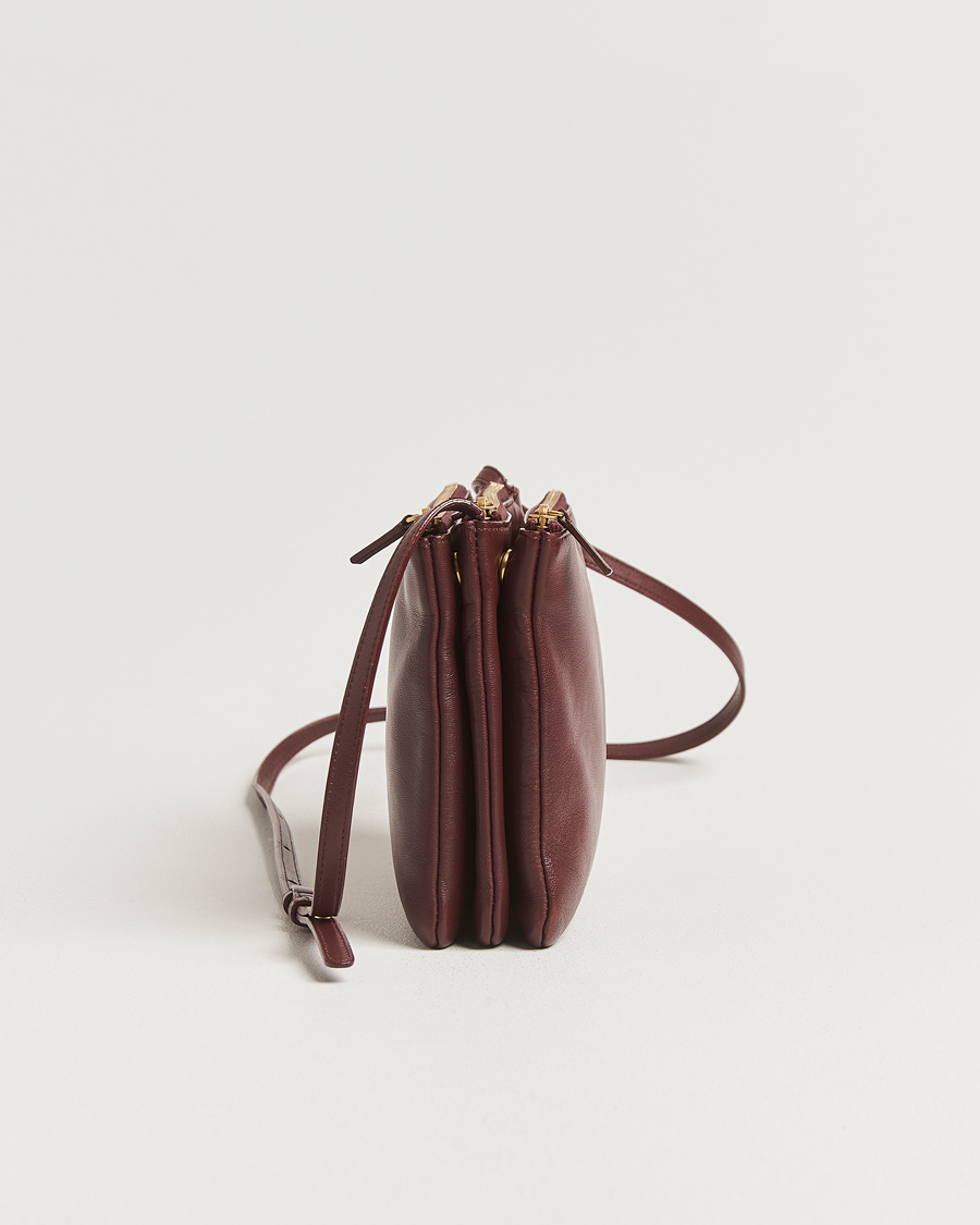 Hombres | Celine Pre-Owned Trio Bag Medium Bordeaux | Celine Pre-Owned | Trio Bag Medium Bordeaux