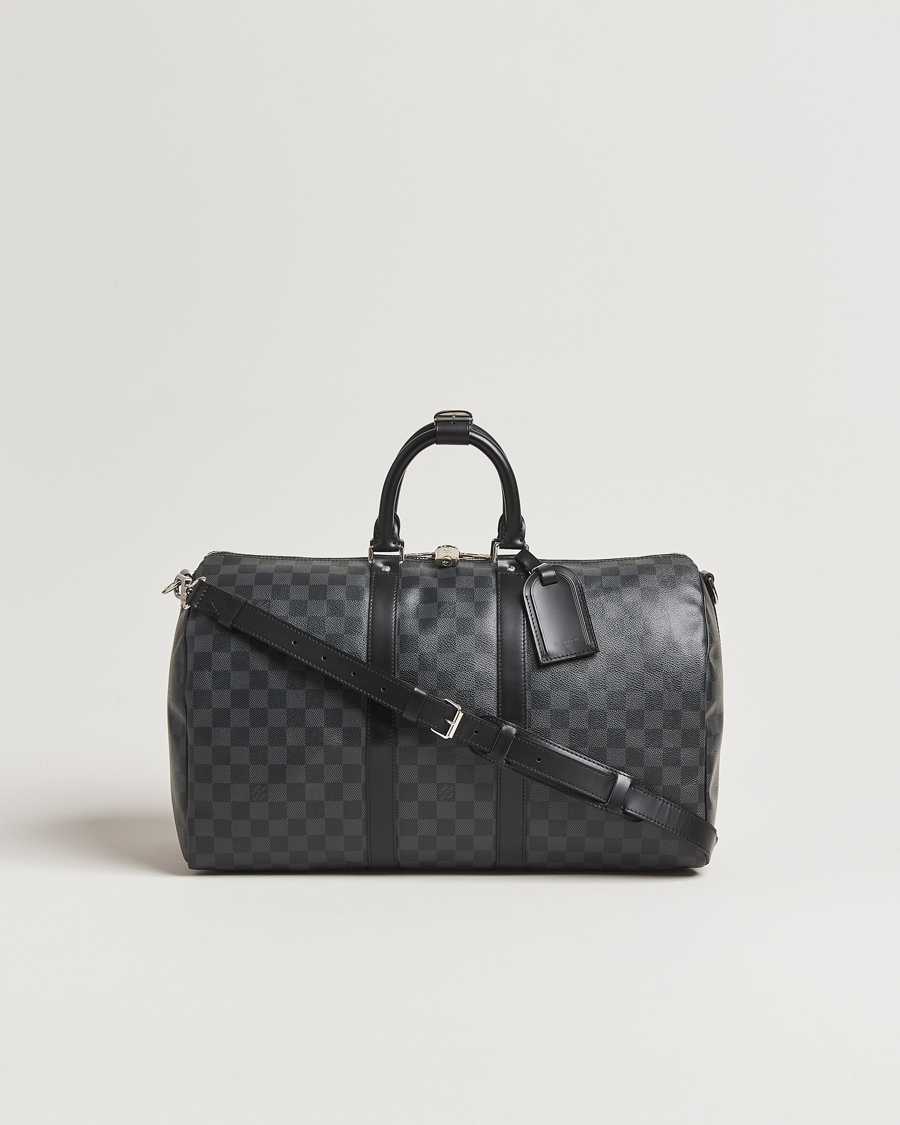 Hombres | Louis Vuitton Pre-Owned Keepall Bandoulière 45 Damier Graphite | Louis Vuitton Pre-Owned | Keepall Bandoulière 45 Damier Graphite