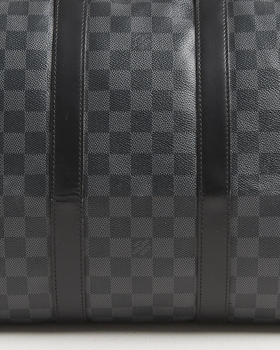 Hombres | Louis Vuitton Pre-Owned Keepall Bandoulière 45 Damier Graphite | Louis Vuitton Pre-Owned | Keepall Bandoulière 45 Damier Graphite