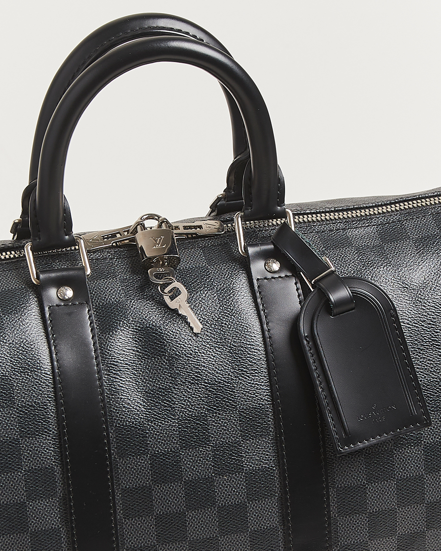 Hombres | Louis Vuitton Pre-Owned Keepall Bandoulière 45 Damier Graphite | Louis Vuitton Pre-Owned | Keepall Bandoulière 45 Damier Graphite
