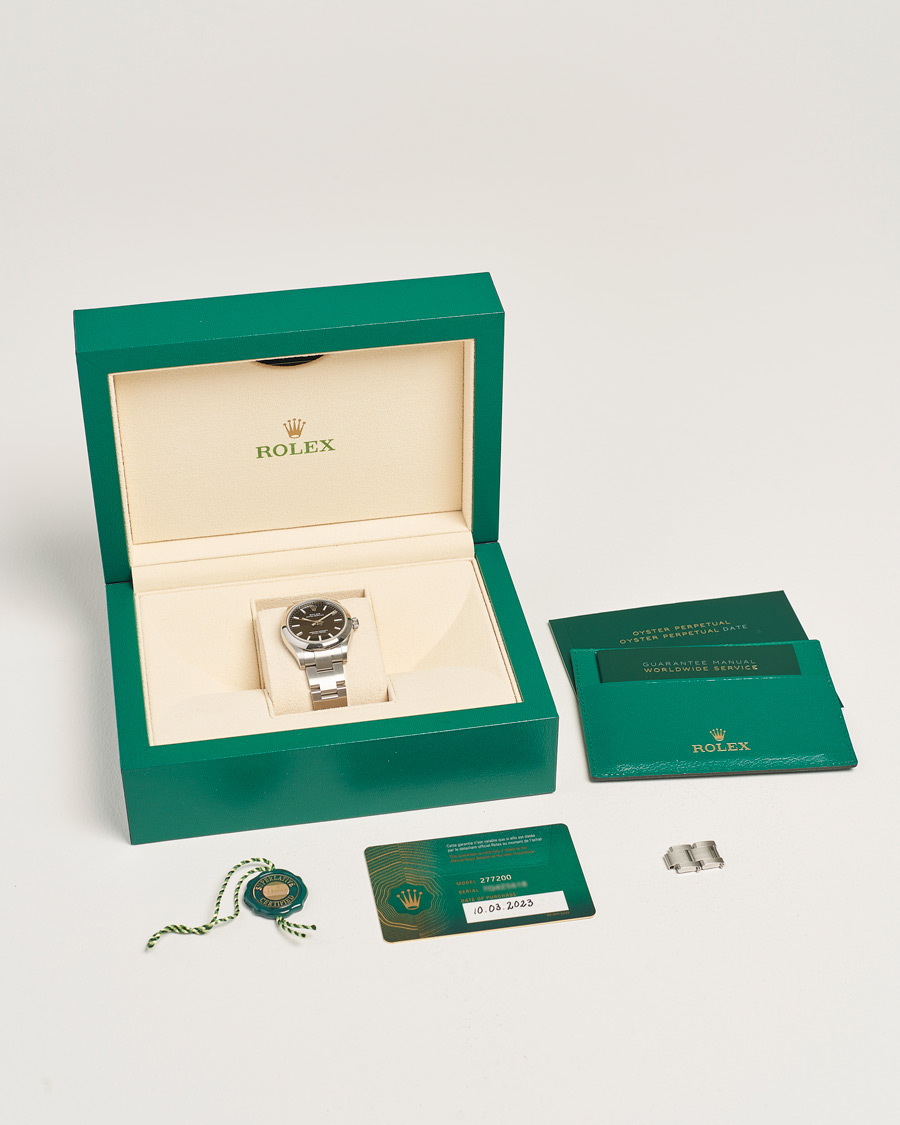 Hombres | Rolex Pre-Owned Oyster Perpetual 31 Black | Rolex Pre-Owned | Oyster Perpetual 31 Black