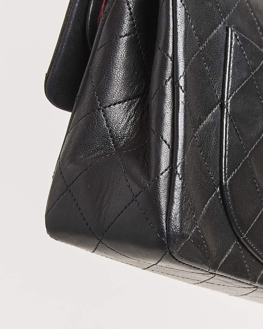 Hombres | Chanel Pre-Owned Classic Double Flap Small Lambskin  Black | Chanel Pre-Owned | Classic Double Flap Small Lambskin  Black