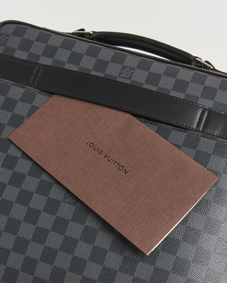 Hombres | Louis Vuitton Pre-Owned Steve Briefcase Damier Graphite | Louis Vuitton Pre-Owned | Steve Briefcase Damier Graphite