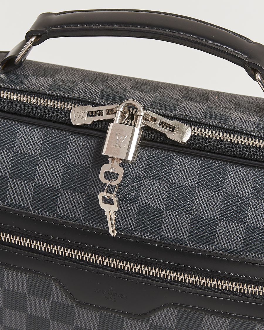 Hombres | Louis Vuitton Pre-Owned Steve Briefcase Damier Graphite | Louis Vuitton Pre-Owned | Steve Briefcase Damier Graphite