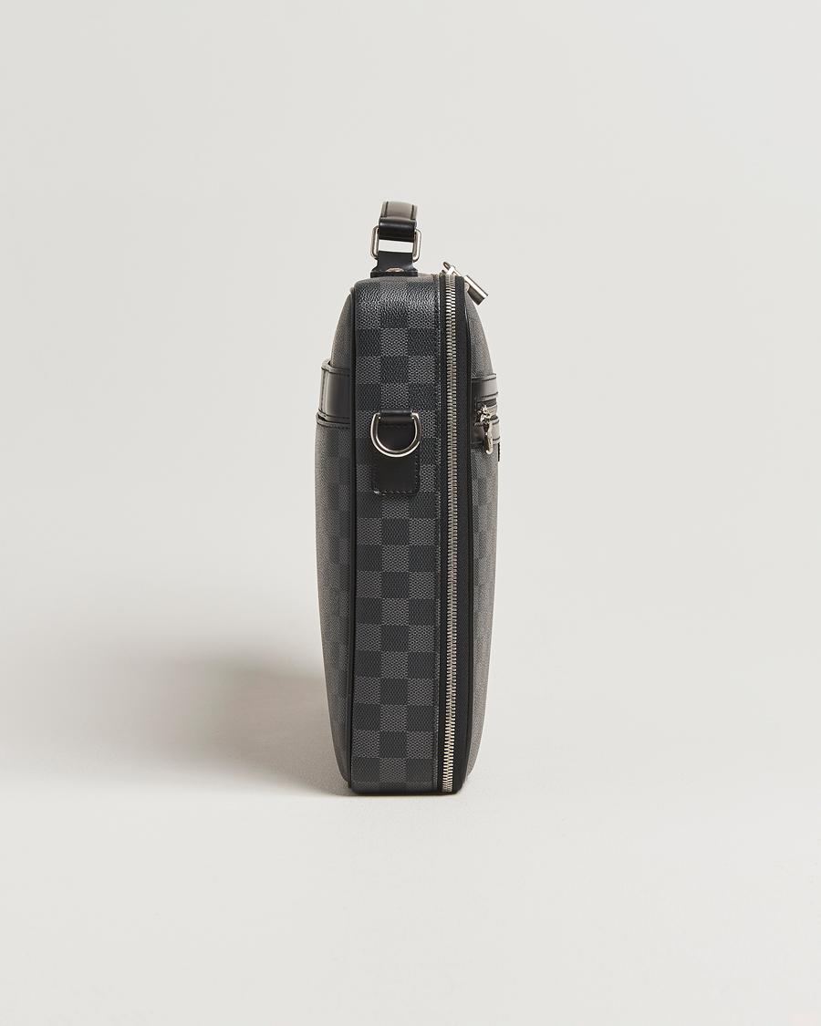 Hombres | Louis Vuitton Pre-Owned Steve Briefcase Damier Graphite | Louis Vuitton Pre-Owned | Steve Briefcase Damier Graphite