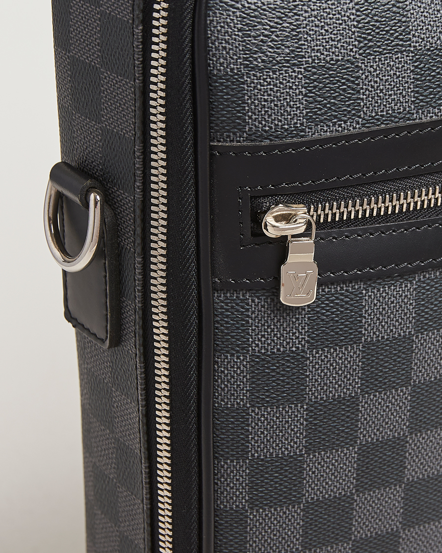 Hombres | Louis Vuitton Pre-Owned Steve Briefcase Damier Graphite | Louis Vuitton Pre-Owned | Steve Briefcase Damier Graphite