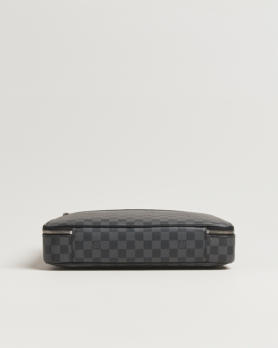 Hombres | Louis Vuitton Pre-Owned Steve Briefcase Damier Graphite | Louis Vuitton Pre-Owned | Steve Briefcase Damier Graphite