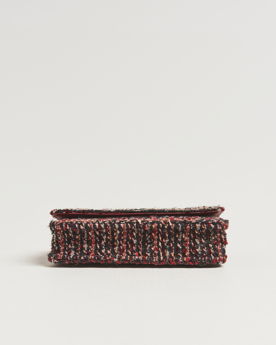 Hombres | Pre-Owned & Vintage Bags | Chanel Pre-Owned | Tweed Wallet On Chain Red