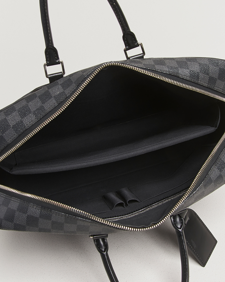 Hombres | Louis Vuitton Pre-Owned Porte Document Voyager Damier Graphite | Louis Vuitton Pre-Owned | Porte Document Voyager Damier Graphite