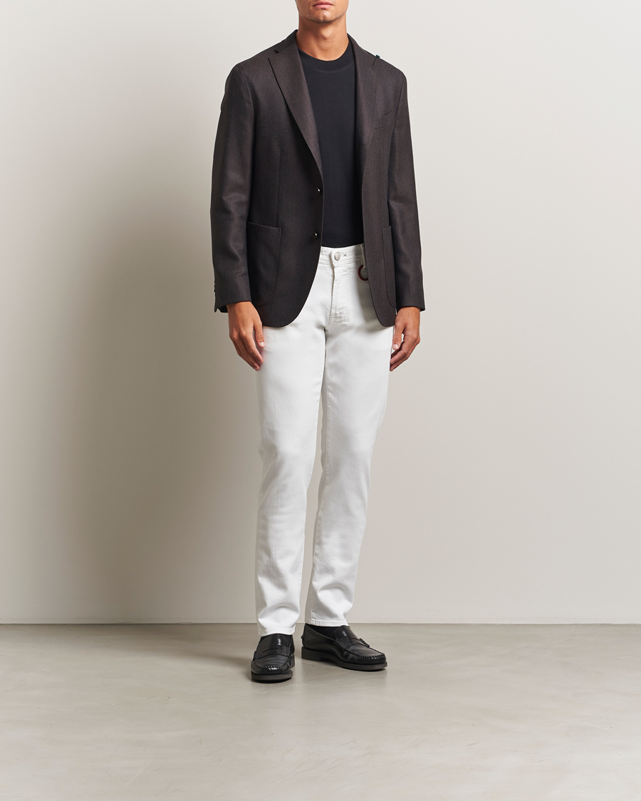 Hombres | Vaqueros | Tramarossa | Michelangelo Stretch Jeans White Raw