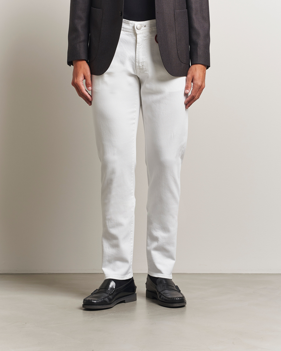 Hombres | Vaqueros | Tramarossa | Michelangelo Stretch Jeans White Raw
