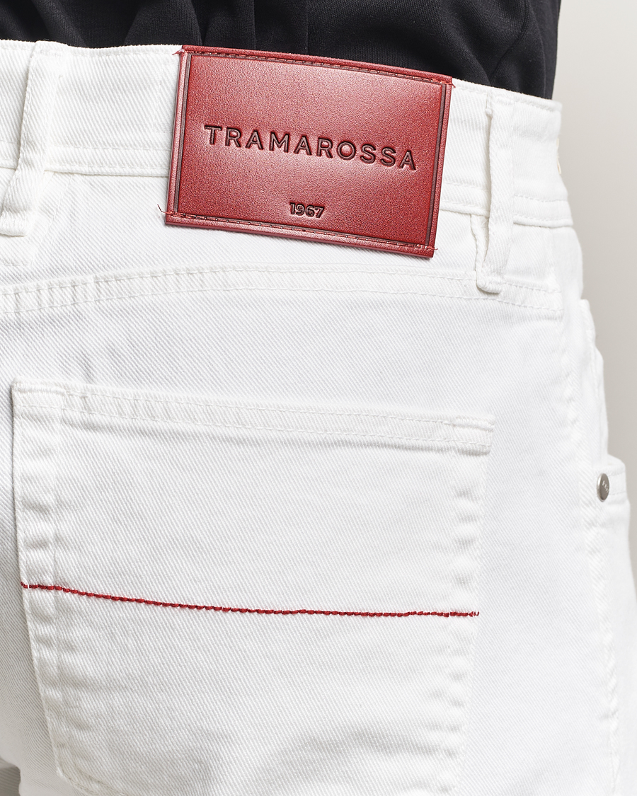 Hombres | Vaqueros | Tramarossa | Michelangelo Stretch Jeans White Raw