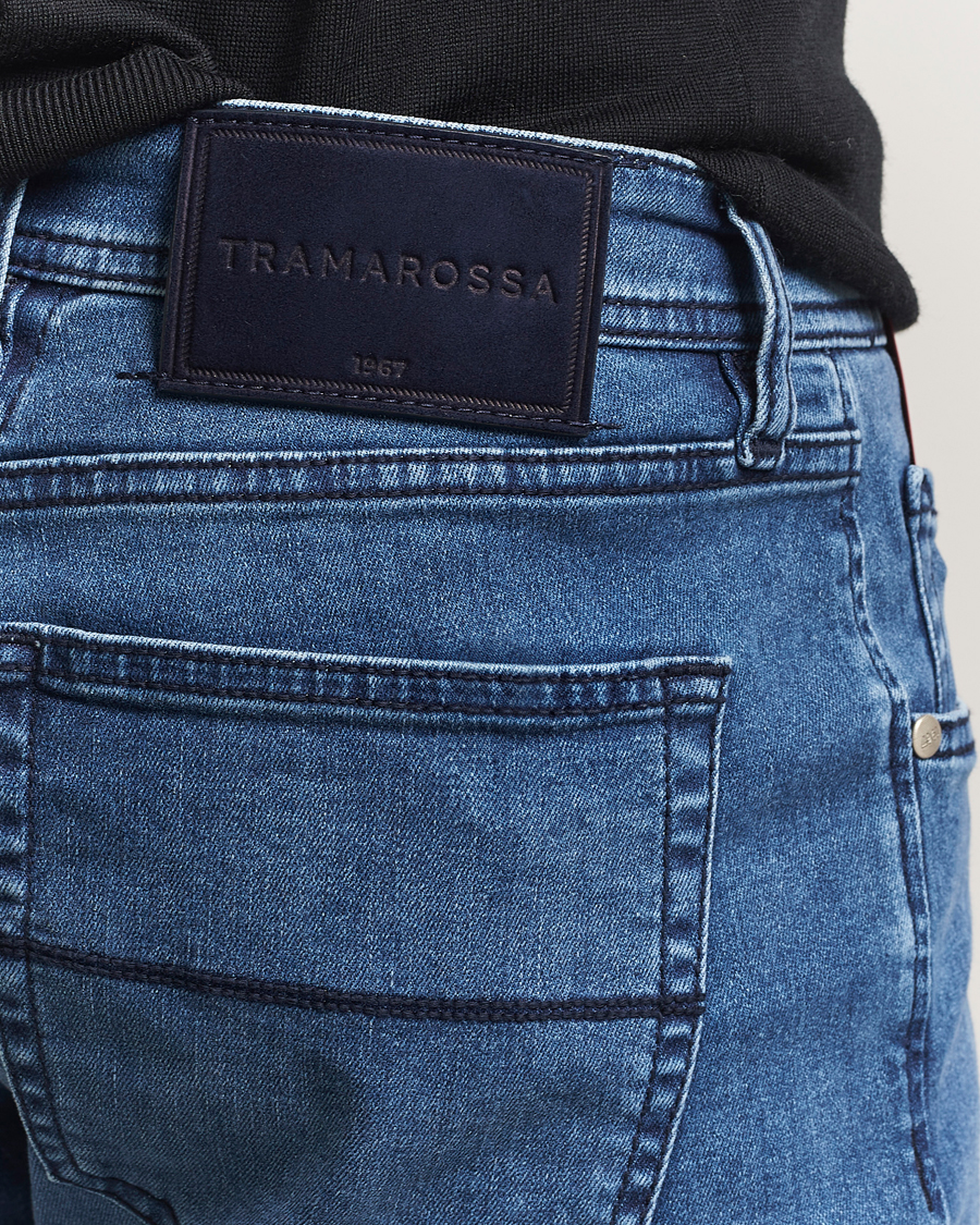 Hombres | Vaqueros | Tramarossa | Michelangelo Stretch Jeans Sky Used