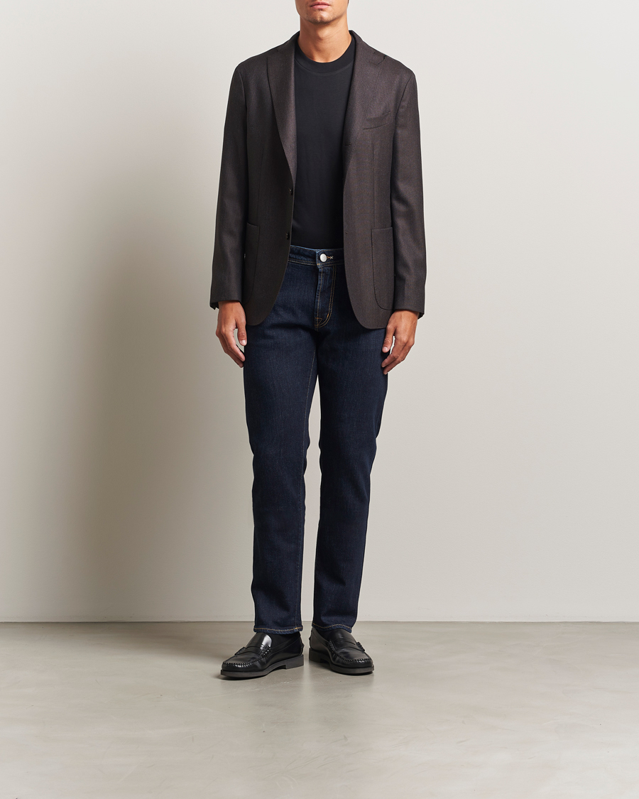 Hombres | Pantalones | Tramarossa | Michelangelo Stretch Jeans Blue Raw