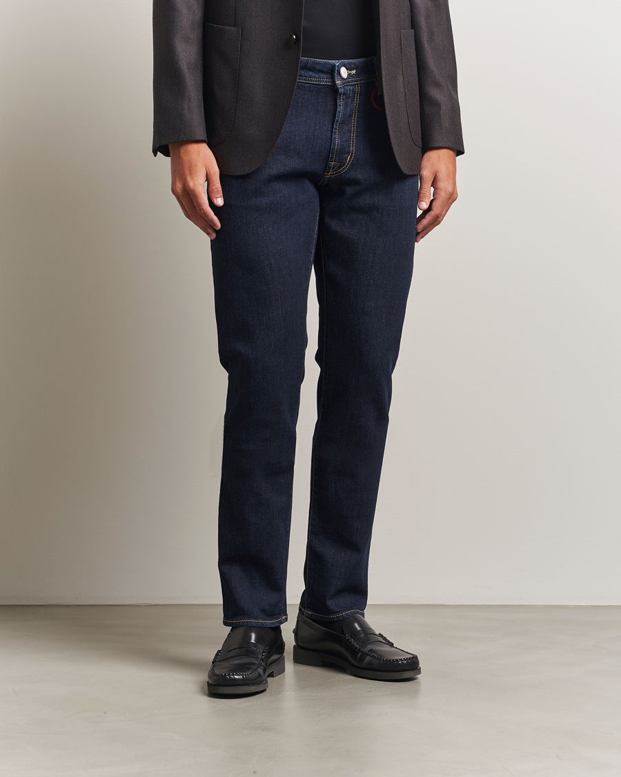 Hombres | Pantalones | Tramarossa | Michelangelo Stretch Jeans Blue Raw