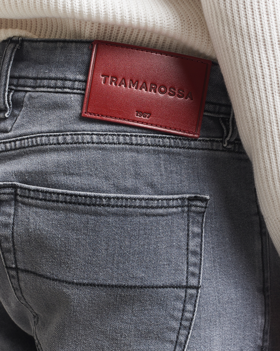 Hombres | Vaqueros | Tramarossa | Michelangelo Stretch Jeans Grey Used