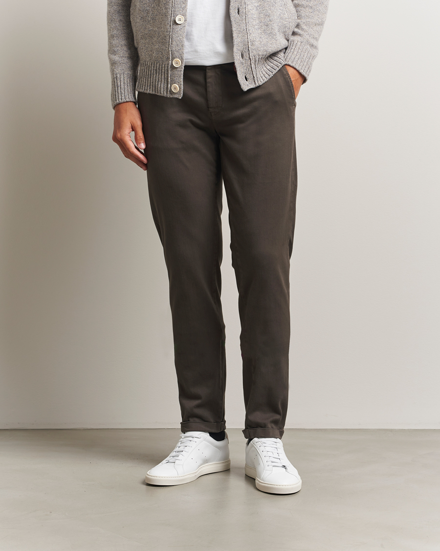 Hombres | Pantalones | Tramarossa | Luis Superstrech Cotton Chino Brown